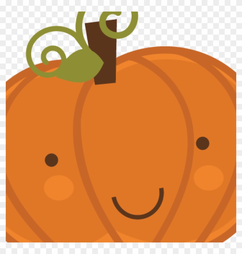 Pumpkin Clip Cute - Cute Halloween Pumpkin Png Transparent Png #4624399