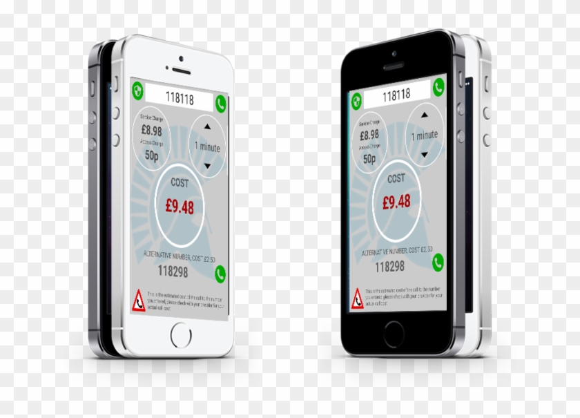 2 Iphones - Iphone Clipart