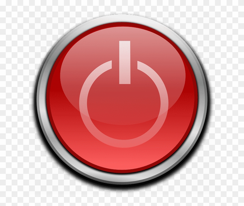 Computer Support For Shutdown - Botao Liga Desliga Png Clipart #4624717
