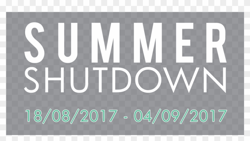 Summer Shutdown , Png Download - Graphics Clipart