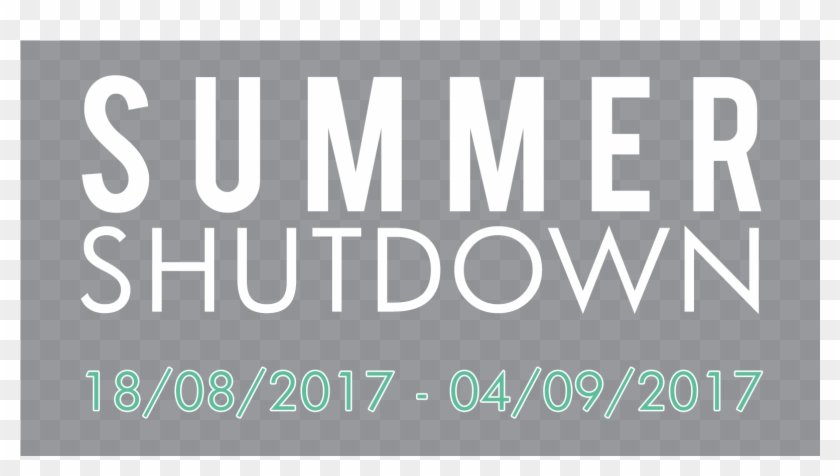 Summer Shutdown , Png Download - Graphics Clipart #4624749