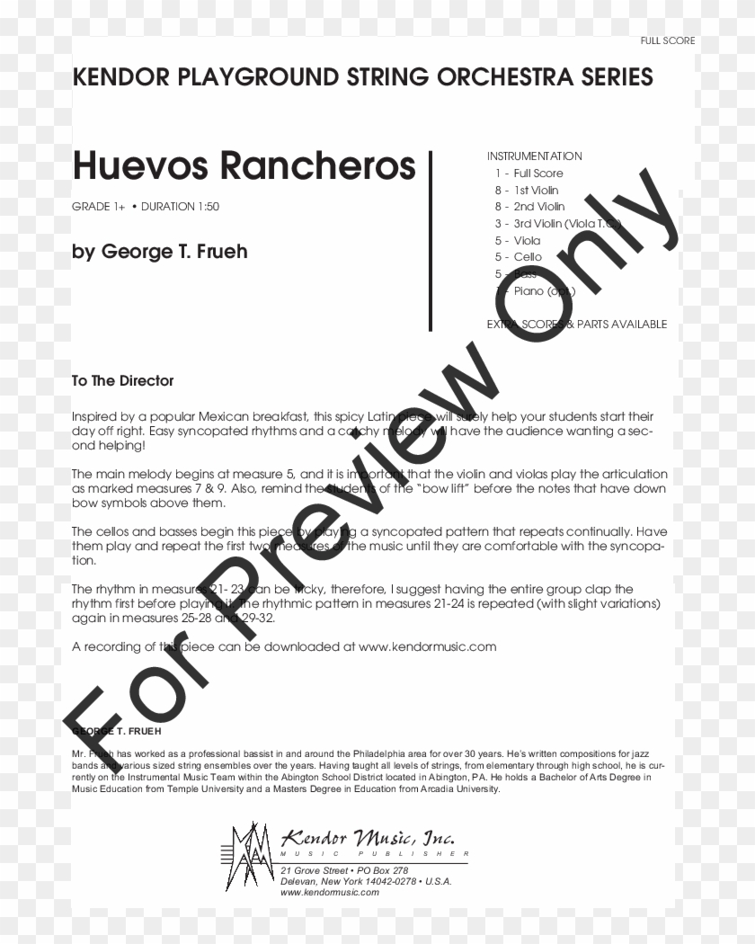 Click To Expand Huevos Rancheros Thumbnail - Dan Forrest Jubilate Deo Pdf Clipart #4625137