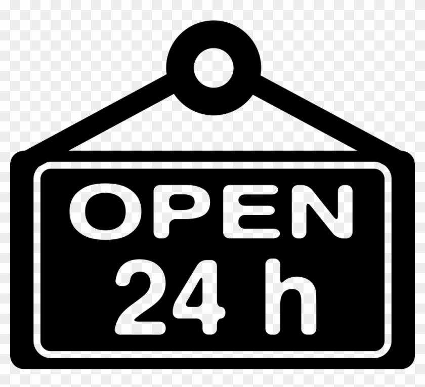 Open 24 Hours Png - Open 24 Hours Logo Clipart #4625269