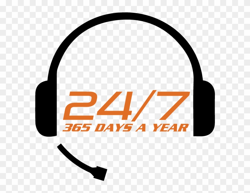 24 Hours A Day, 7 Days Per Week - 24 Hours 365 Days Png Clipart