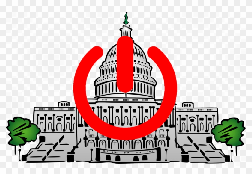 Government Shutdown And The 116th Congress - Cartoon House Of Representatives Clipart #4625452
