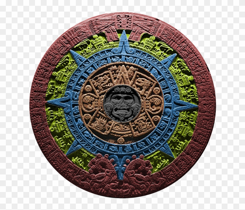 Piedra Del Sol Image - Latin American Cultural Art Clipart #4625706
