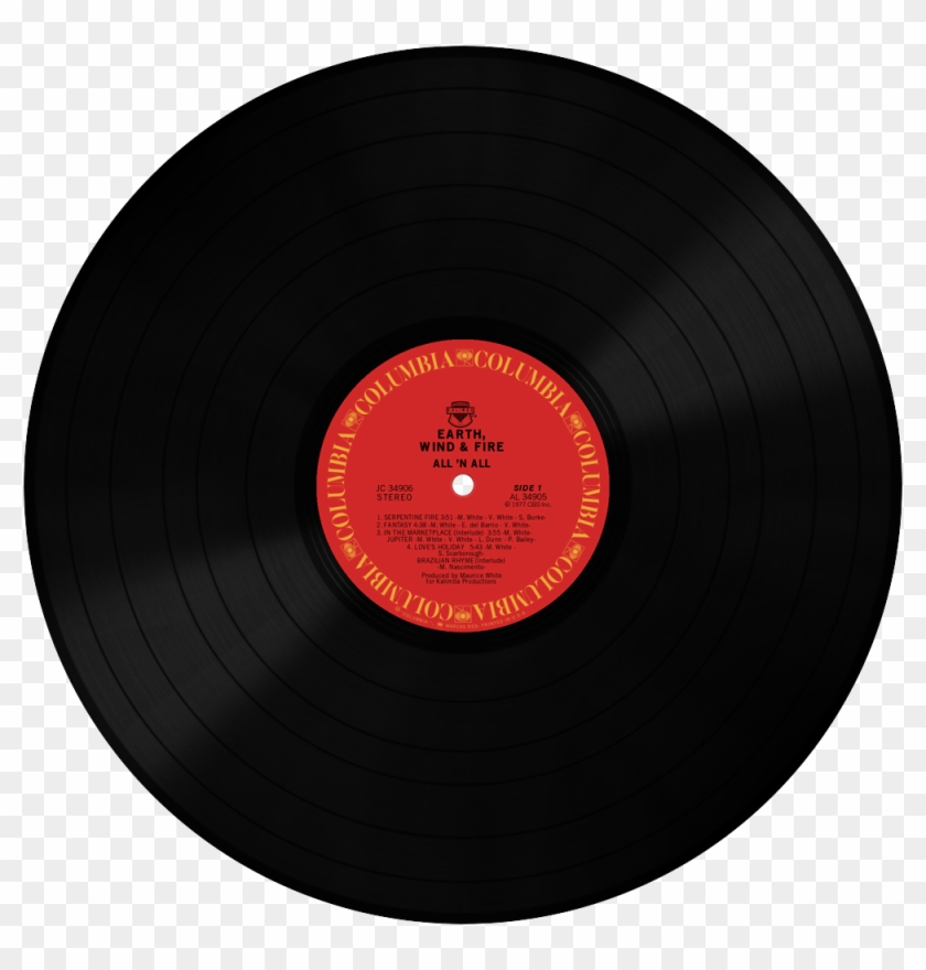 Earth, Wind & Fire All 'n' All Cd Disc Image - Circle Clipart