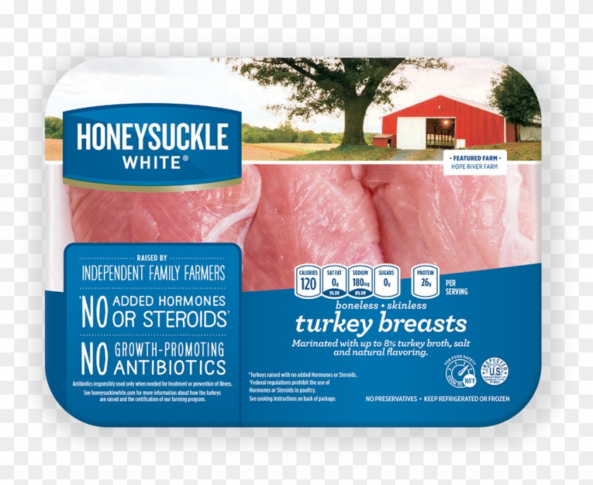 Boneless Turkey Breast Filets - Honeysuckle Turkey Breast Clipart #4626347