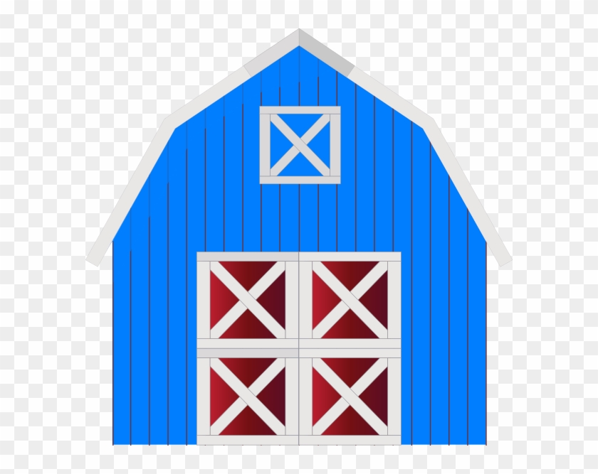 Red Barn Vector Clipart