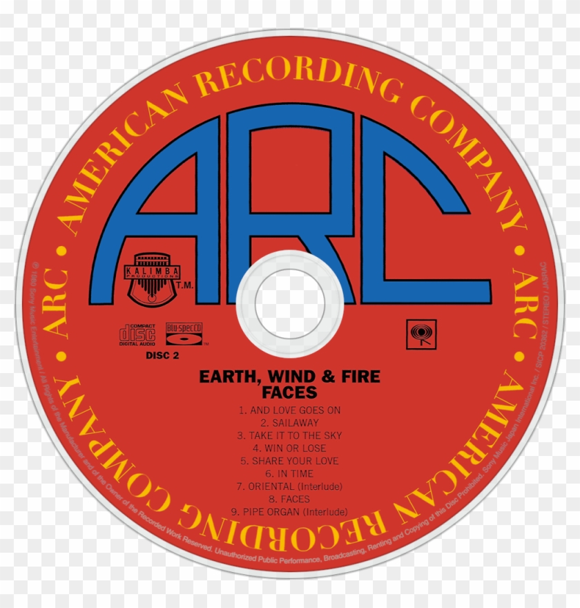 Earth, Wind & Fire Faces Cd Disc Image - Links Clipart