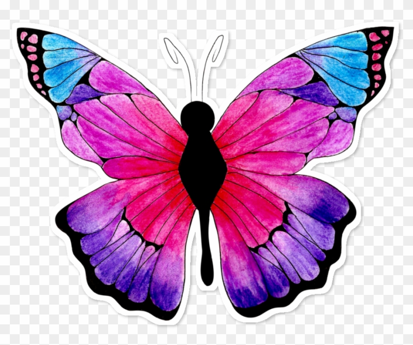Adesivo Borboleta De Juliana Vidalna Clipart