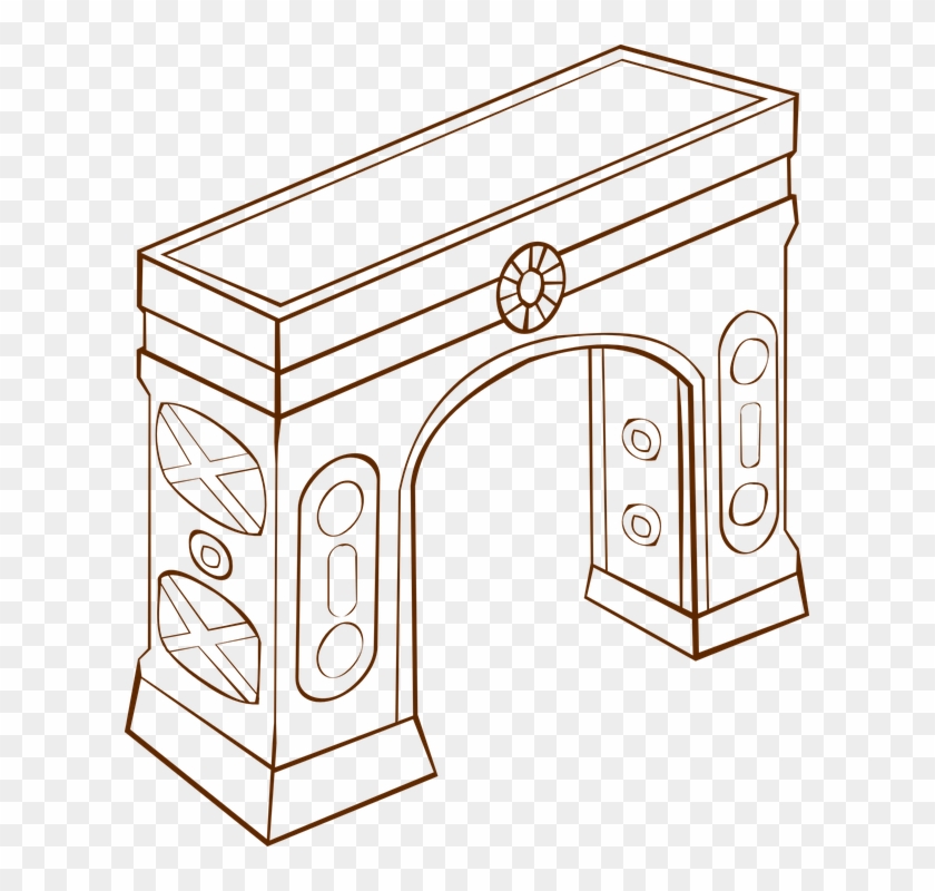 Arc De Triomphe Paris France Arc Triomphe - Arch Clipart - Png Download #4626892