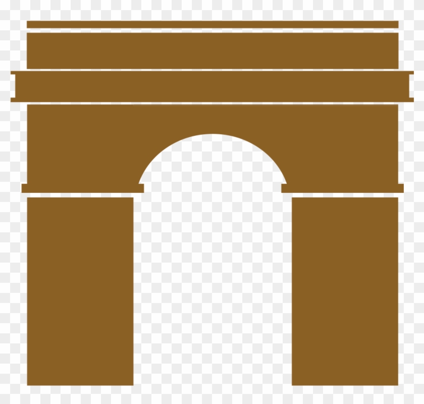 Arc De Triomphe De L'étoile Icon - Arc De Triomphe Logo Clipart