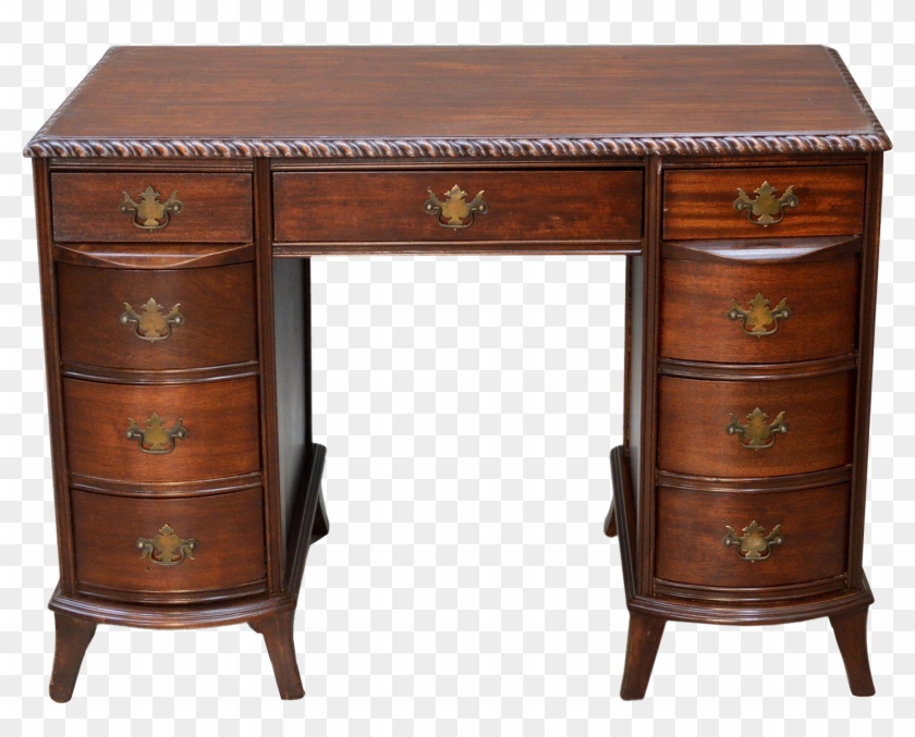 Old Wooden Desk - Drawer Clipart