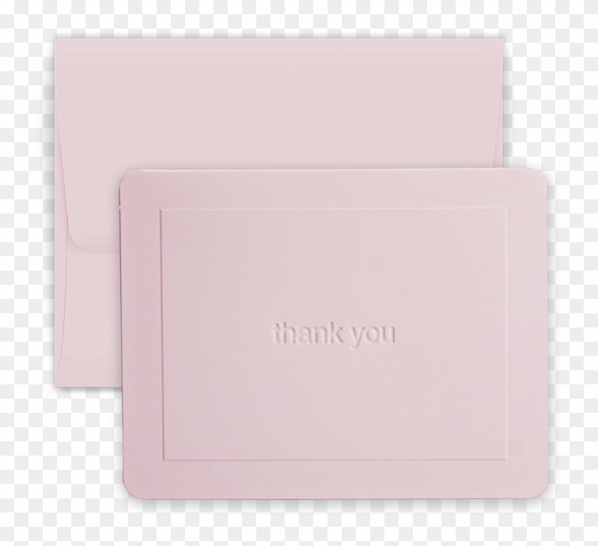 Pink Thank You Note - Ivory Clipart #4627060
