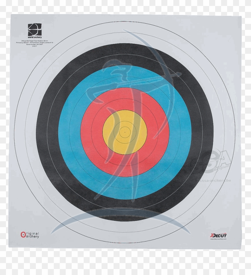 Decut Target Face Wa/fita 80cm Full (waterproof) - Pijl En Boog Bord Clipart #4627377