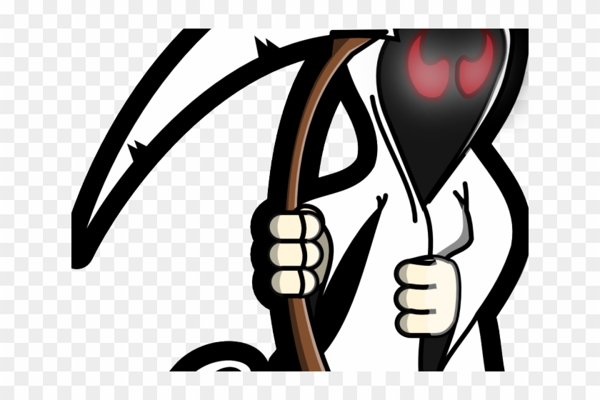 Grim Reaper Logo Free Clipart