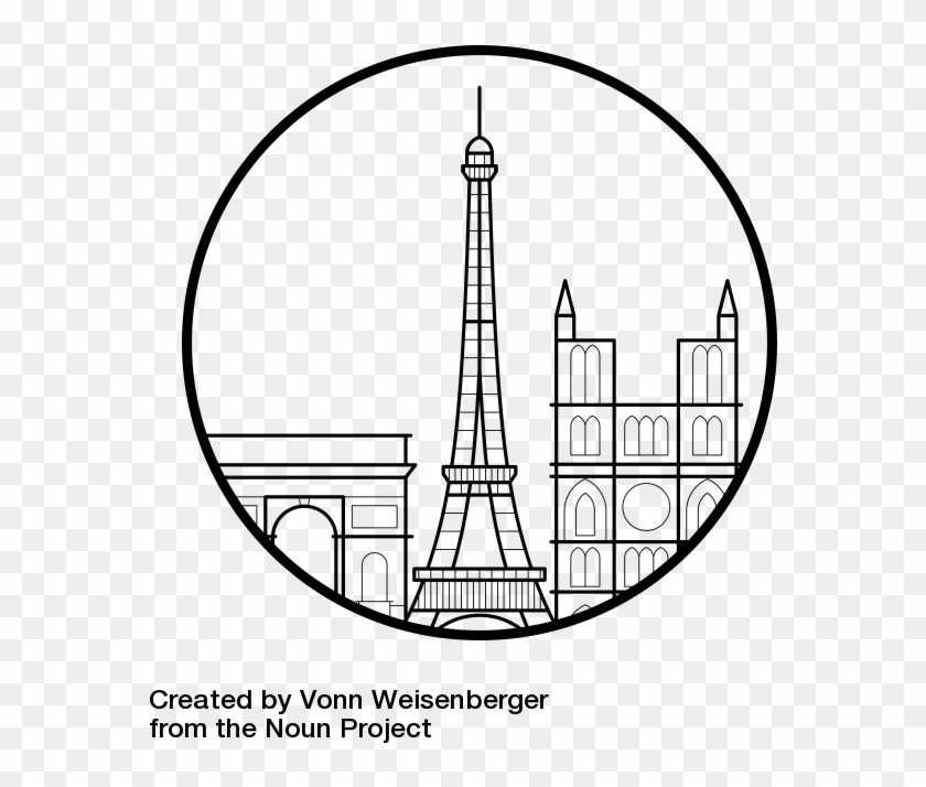 Five Must See Places In Paris - Circle Clipart #4627623