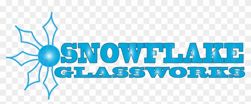 Business Logo Design For Snoflake Glassworks In United - Electric Blue Clipart #4627700