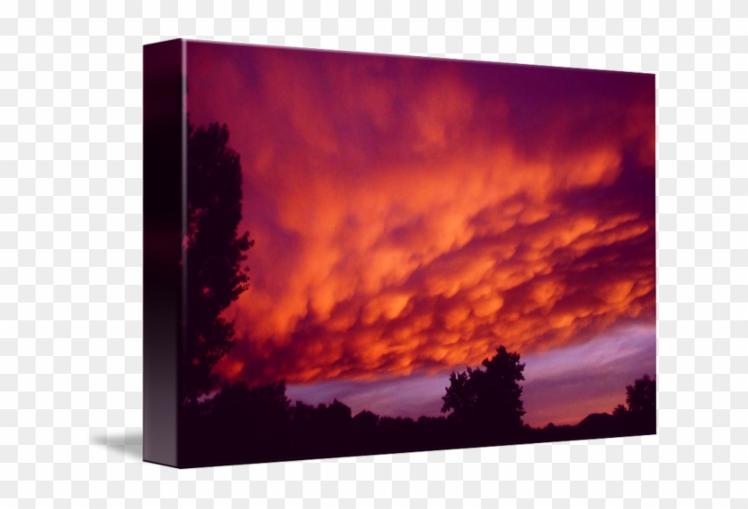 Drawing Cloud Sunset - Afterglow Clipart #4628074