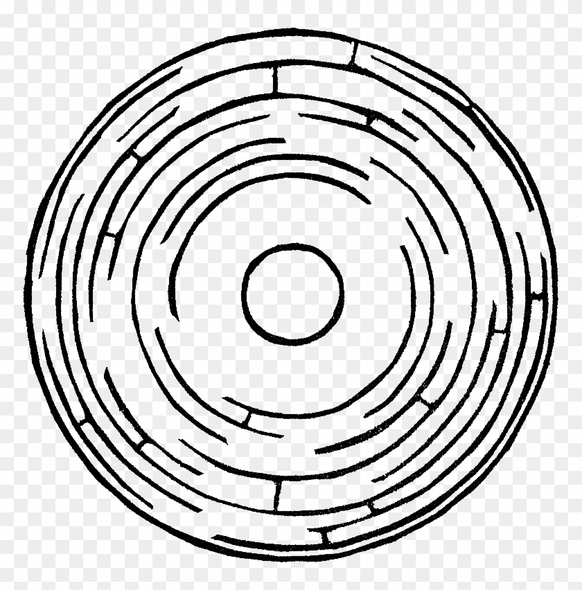 Abstract Circle Design - Labyrinth Clipart #4628244