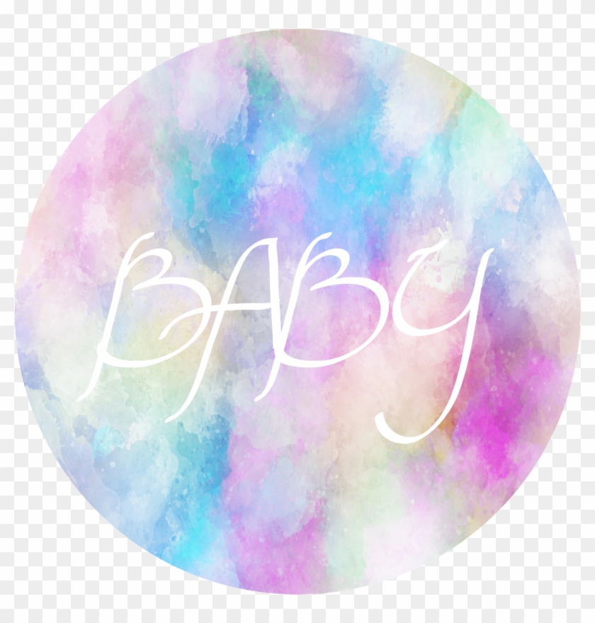 Color Colorsplash Baby Paradise Cute Cool Circle Pink - Circle Clipart