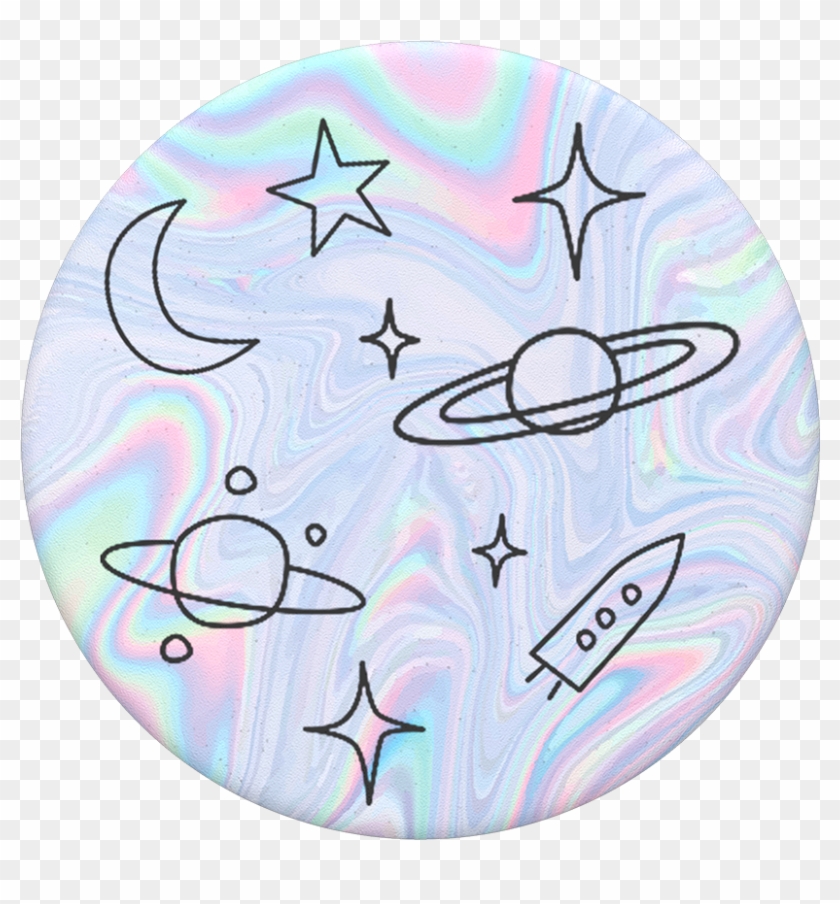 Space Doodle, Popsockets - Space Doodle Popsocket Clipart