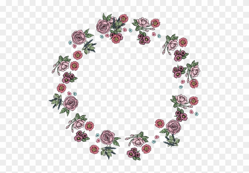 Circle Flower Frame Png - Feeling A Bit Under The Weather Clipart #4628904