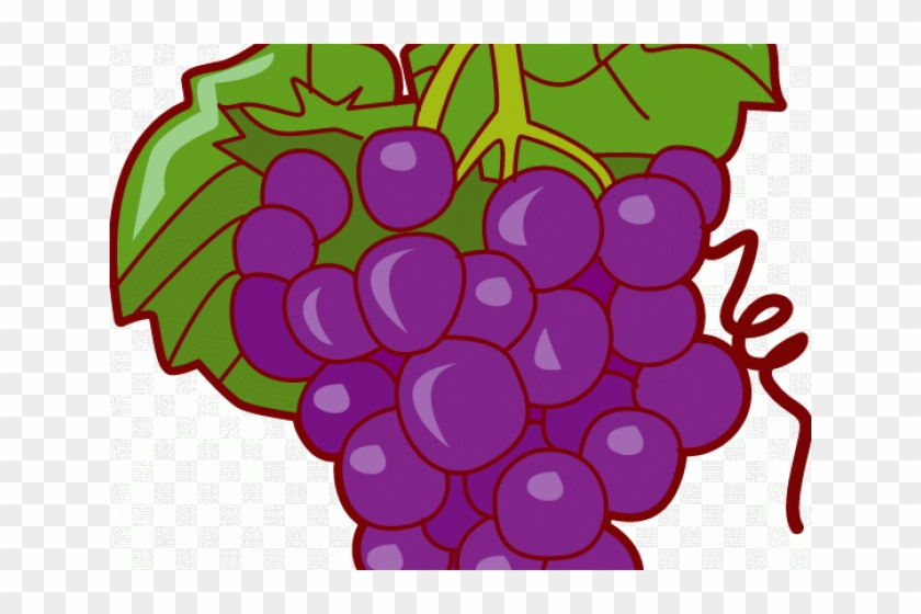 Grapes Clipart Pop Art - Fruits Clipart - Png Download