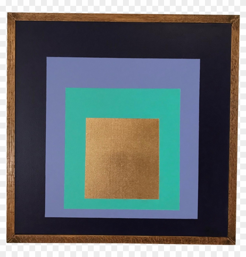 Original Framed Modern Painting By Tony Curry Homage - Picture Frame Clipart