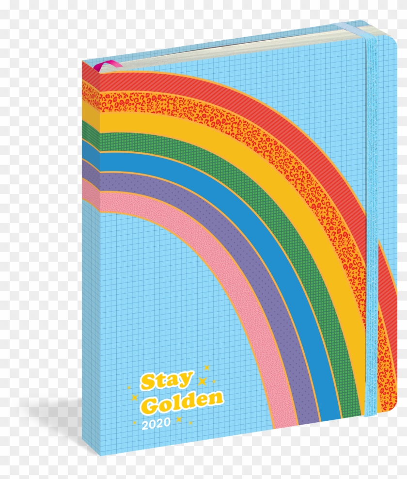 Stay Golden 17 Month Personal Planner With 500 Stickers - Graphic Design Clipart #4629980
