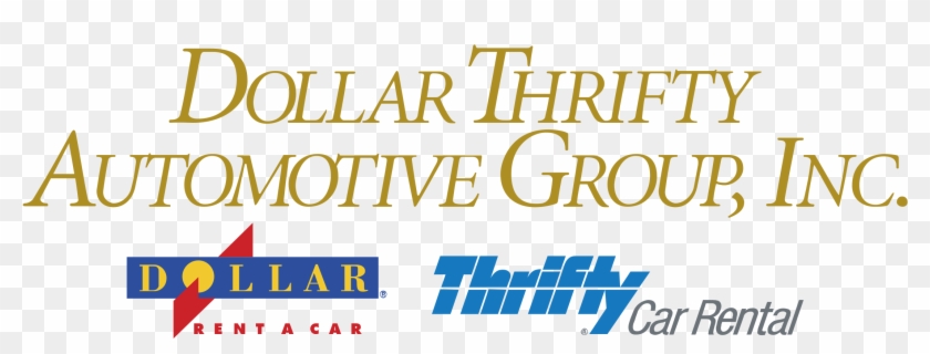 Dollar Thrifty Automotive Group Logo Png Transparent - Dollar Rent A Car Clipart #4630125