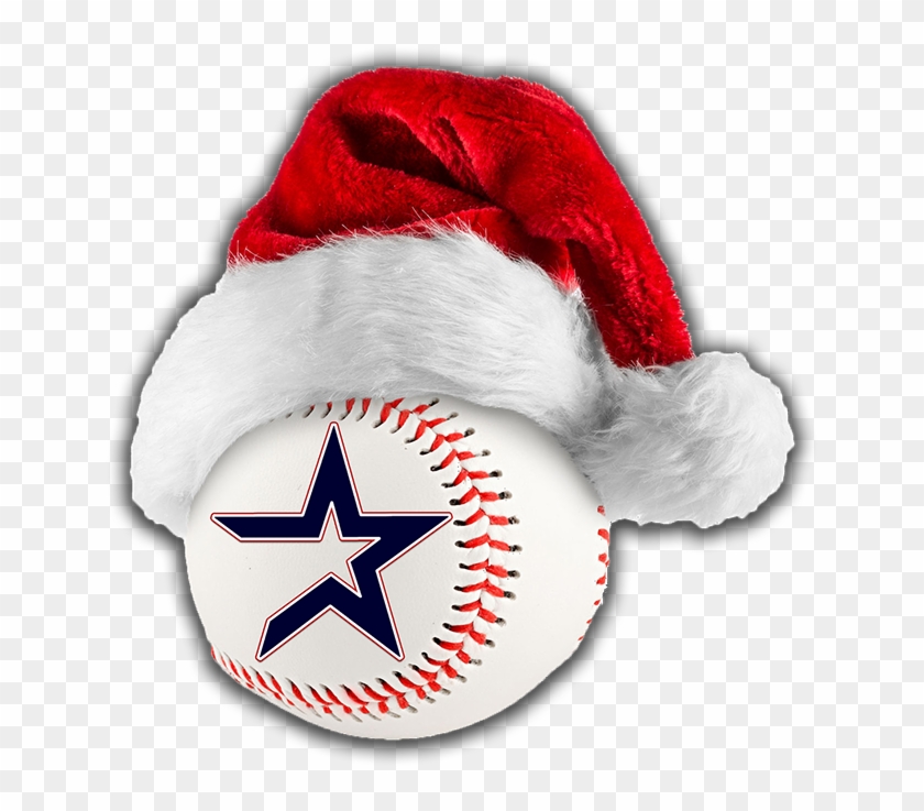 Are You Ready For Some Baseball - Baseball With Santa Hat Clipart