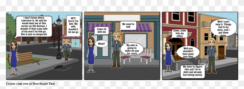 Ordeal By Cheque - Cartoon Clipart