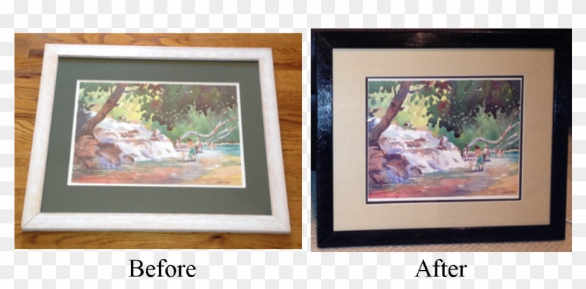 This Past Weekend, I Updated More Framed Art In My - Picture Frame Clipart
