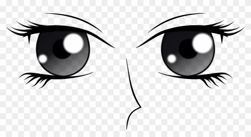 Anime Eyes Female Png - Desenho Olho De Anime Clipart