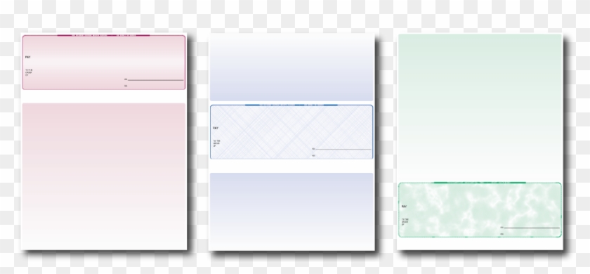 Business Cheques Available In Various Colour And Pattern - Laser Printed Cheques Clipart #4630629