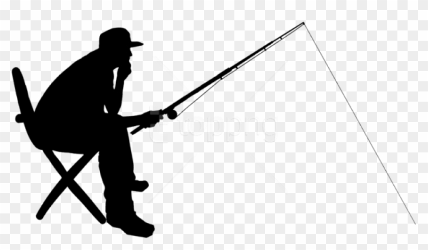 Free Png Fisherman Silhouette Png - Silhouette Clipart