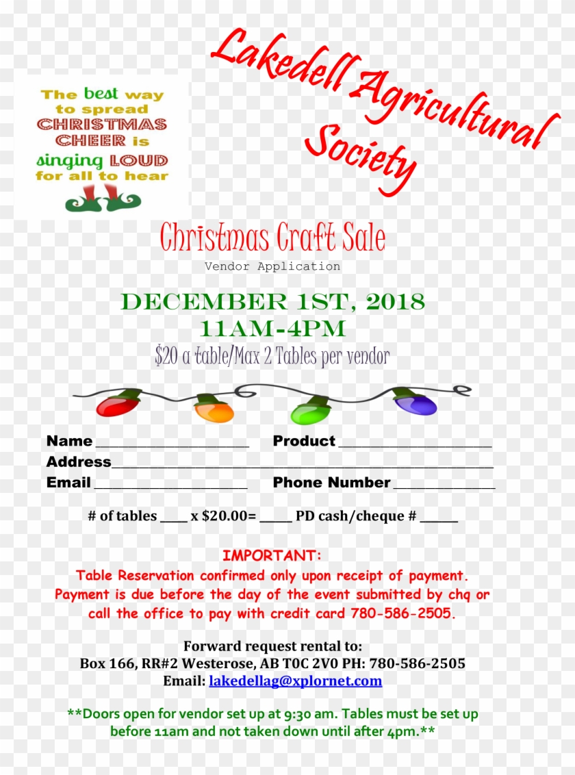 Christmas Craft Sale 2018 Vendor - Greenleaf Hotel Clipart