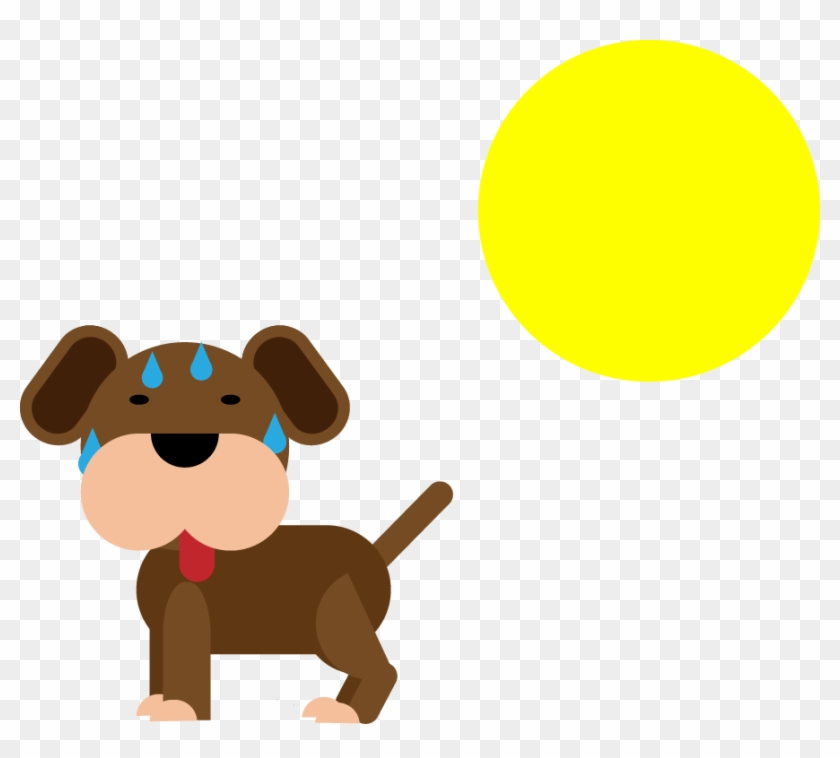 How To Keep Your Dog Cool In The Summer - Dog Catches Something Clipart