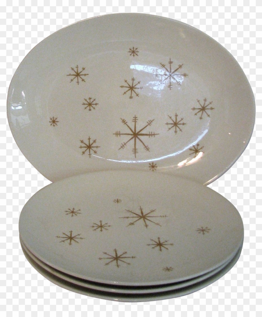 Vintage Star Glow Platter And Plates Mod From Graceful - Face Powder Clipart