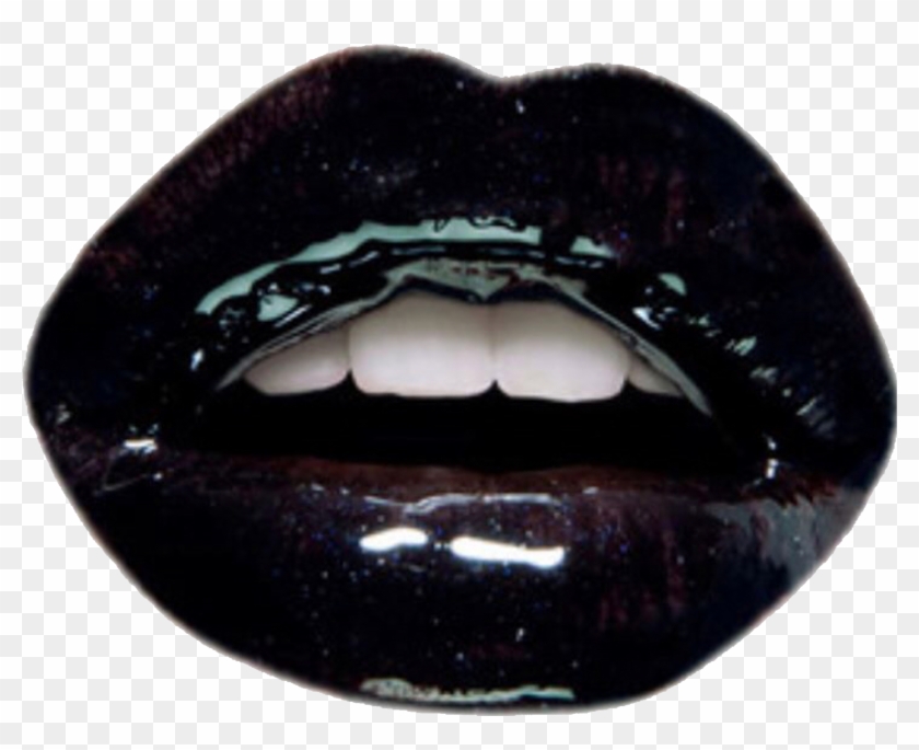 Black Lips Png - Black Lips Png Aesthetic Clipart