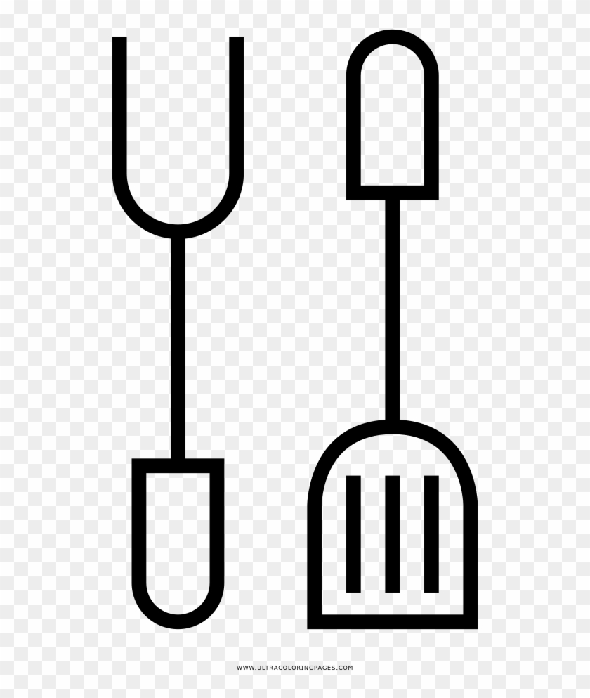 Pinchos Página Para Colorear - Desenho Para Colorir De Espeto Clipart #4631888