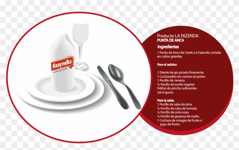 Pinchos De Punta De Anca En Salsa Bbq De Piña - Circle Clipart