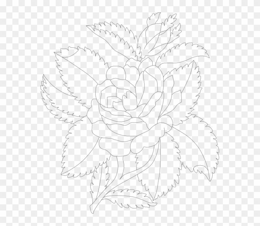 And Here Is The Same Image As The Last But Just The - Hybrid Tea Rose Clipart #4632383