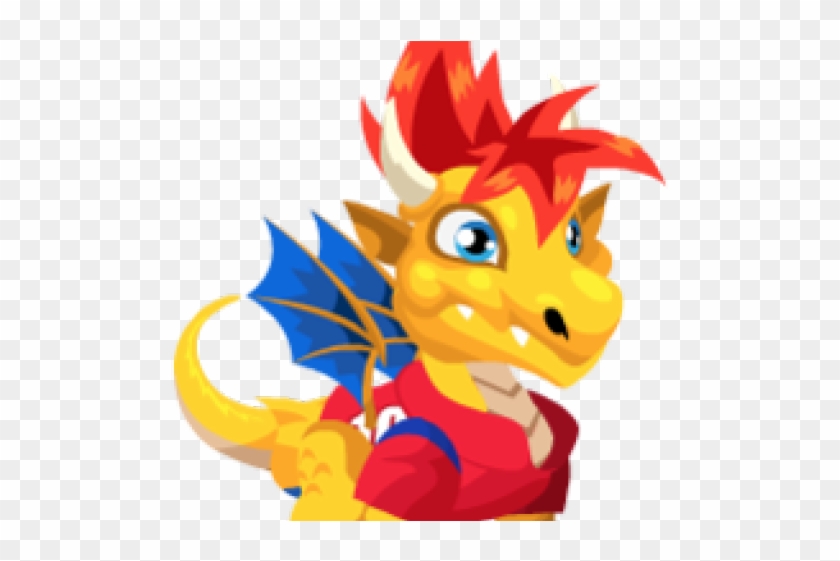 Soccer Clipart Dragon - Dragon City Soccer Dragon Baby - Png Download