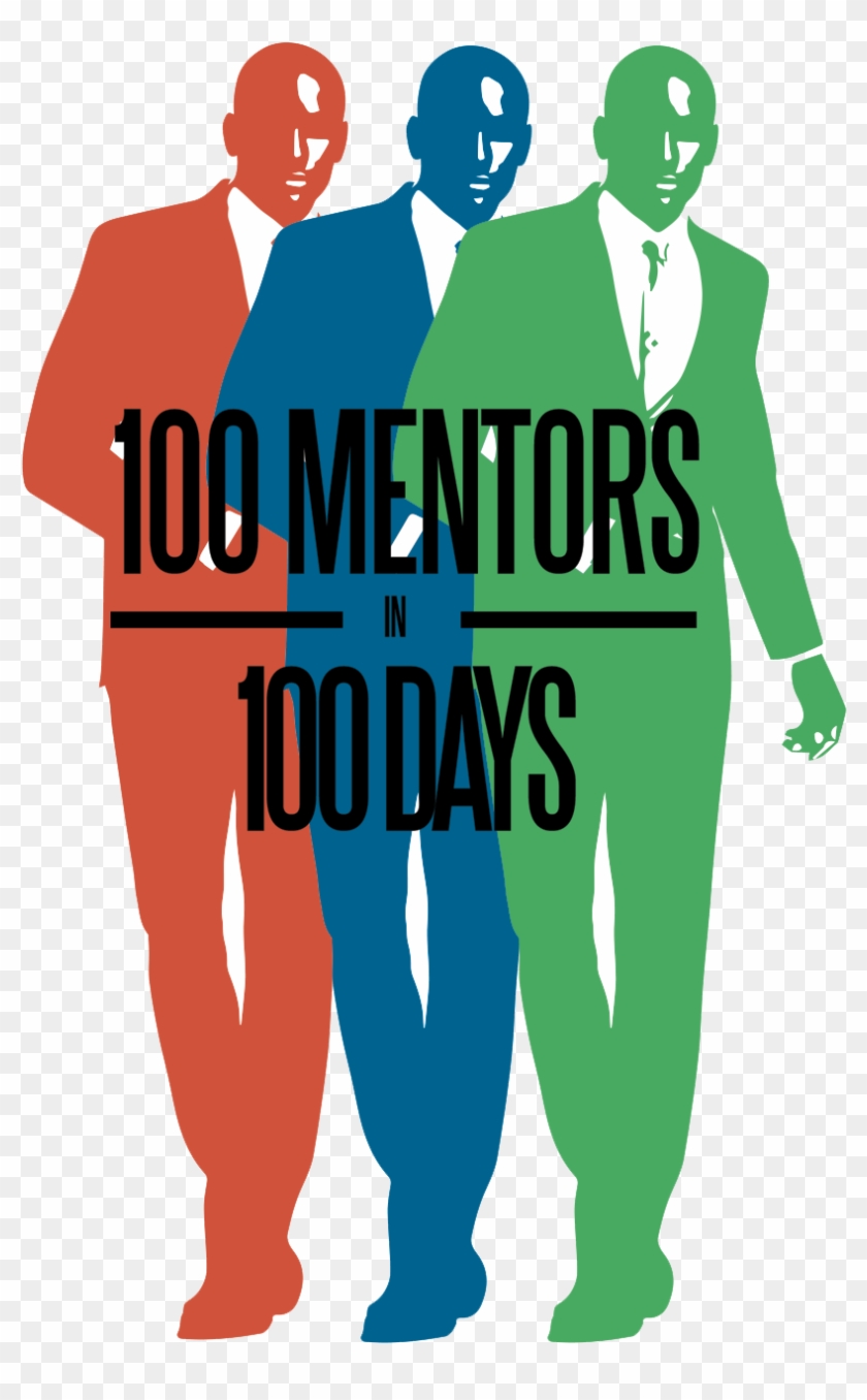 100 Mentors In 100 Days - Illustration Clipart