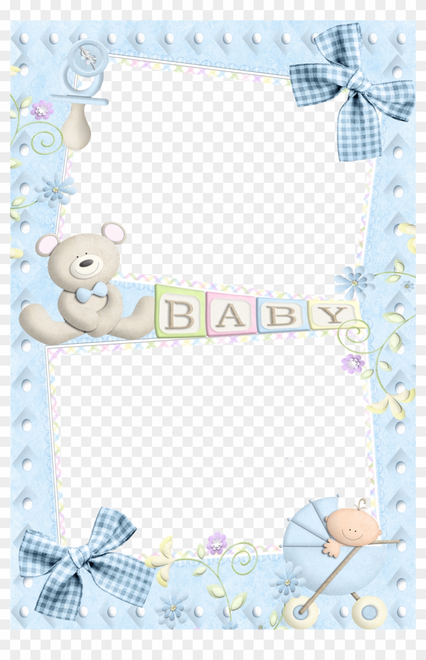 Photo Layers, Frame Template, Baby Boy Photos, Borders - Baby Frames For Photoshop Clipart #4632872