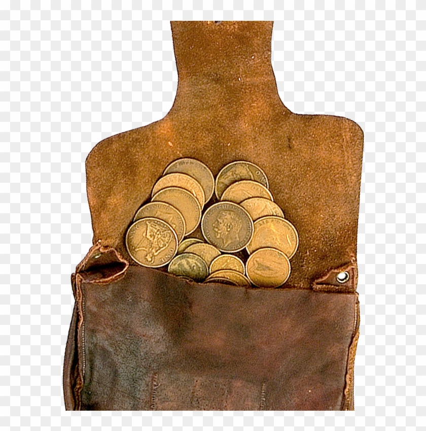 Gold Coins Png Transparent Image - Leather Clipart