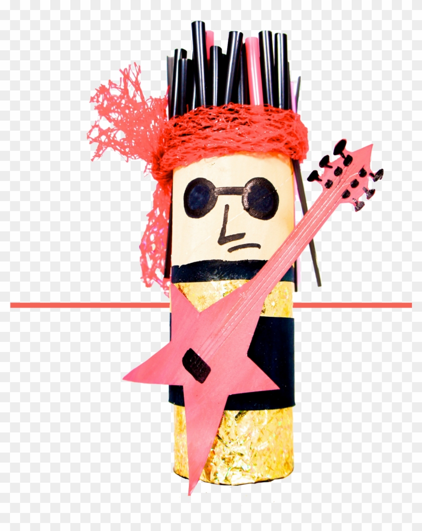 Rock Star Toilet Paper Roll Clipart #4633644
